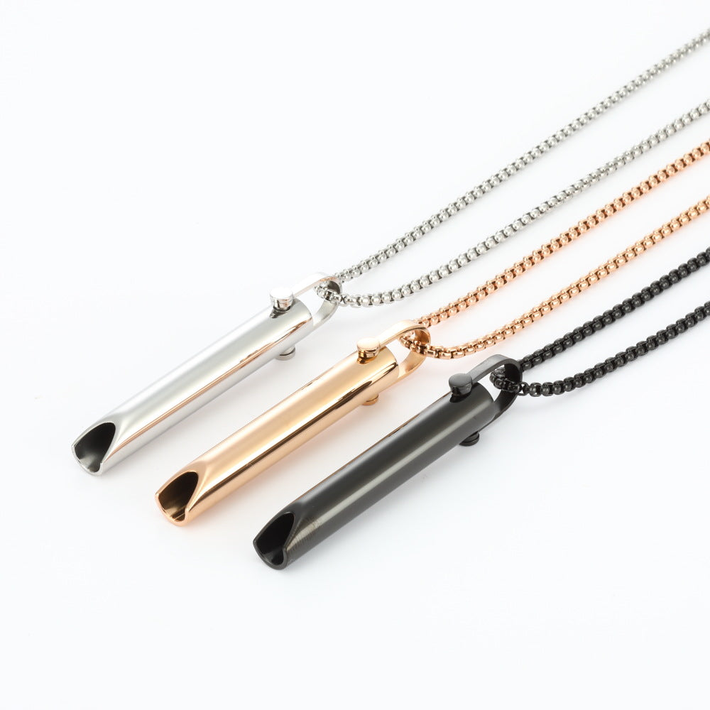 Collier de respiration - porté